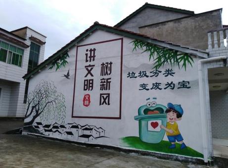 西双版纳墙绘是现在流行的墙体广告