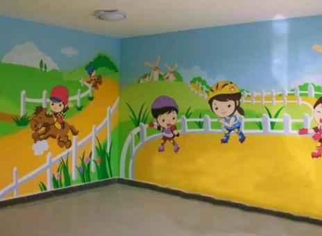 西双版纳幼儿园墙体彩绘制作流程及注意事项