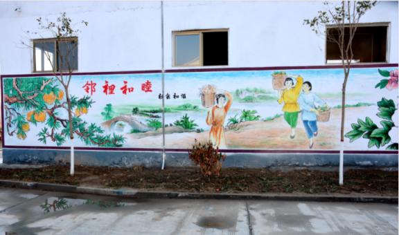 西双版纳乡镇文化墙 乡风文明焕发新活力