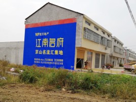 西双版纳农村墙体广告在不同形式上面展现的不同特色